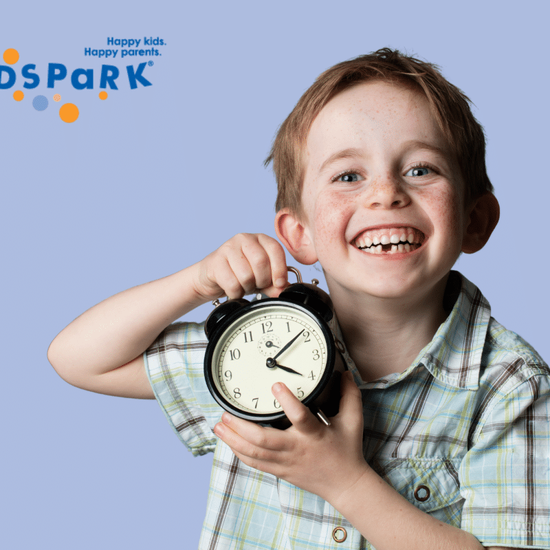 Banner image for KidsPark showing the title ‘How KidsPark Makes Childcare Easy and Affordable with Hourly Care’. The image features a colorful design with the KidsPark logo and highlights the benefits of their hourly childcare services.