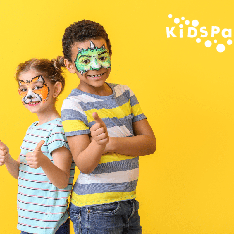 hildren at KidSpark engaging in activities during a themed week, fostering creativity and learning