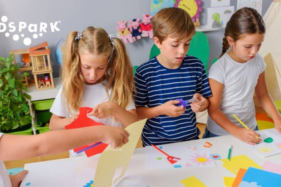Kids enjoying afterschool care at Kidspark